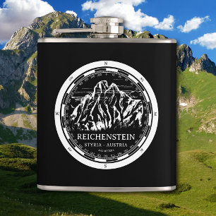Mount Reichenstein - Styria Austria Alps Hip Flask