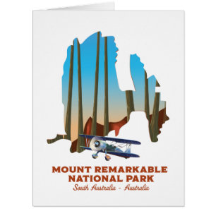 Mount Remarkable South Australia travel poster