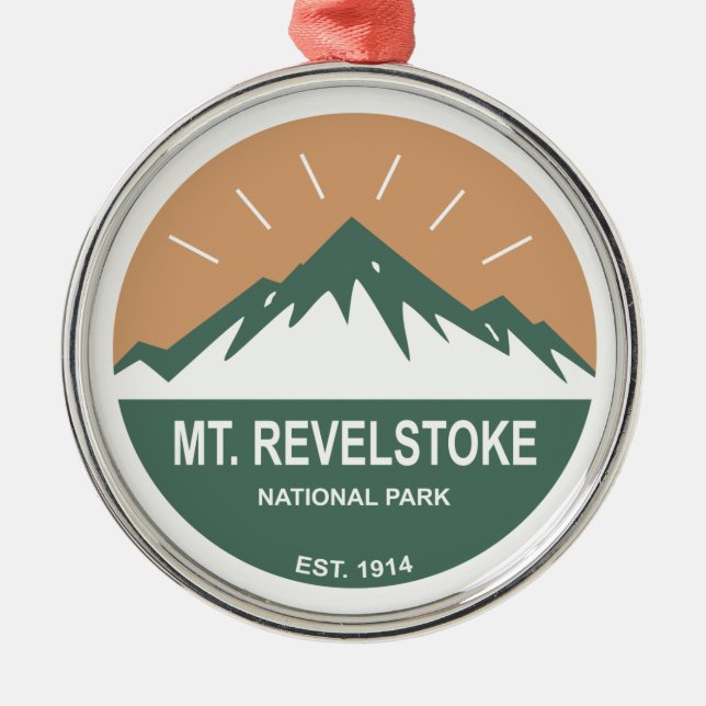 Mount Revelstoke National Park Metal Ornament (Front)