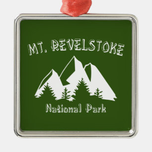 Mount Revelstoke National Park Metal Ornament