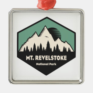 Mount Revelstoke National Park Metal Ornament