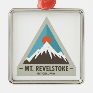 Mount Revelstoke National Park Metal Ornament