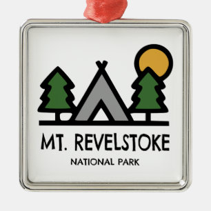 Mount Revelstoke National Park Metal Ornament