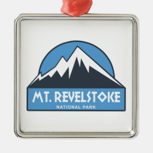 Mount Revelstoke National Park Metal Ornament