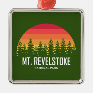 Mount Revelstoke National Park Metal Ornament
