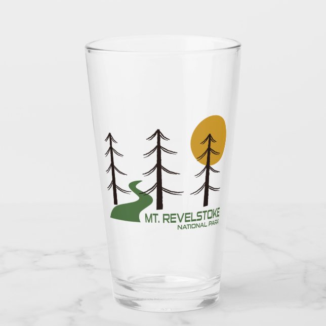 Mount Revelstoke National Park Trail Glass (Front)