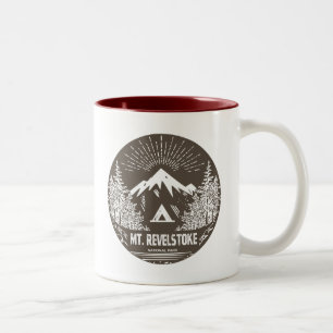 Mount Revelstoke National Park Two-Tone Coffee Mug