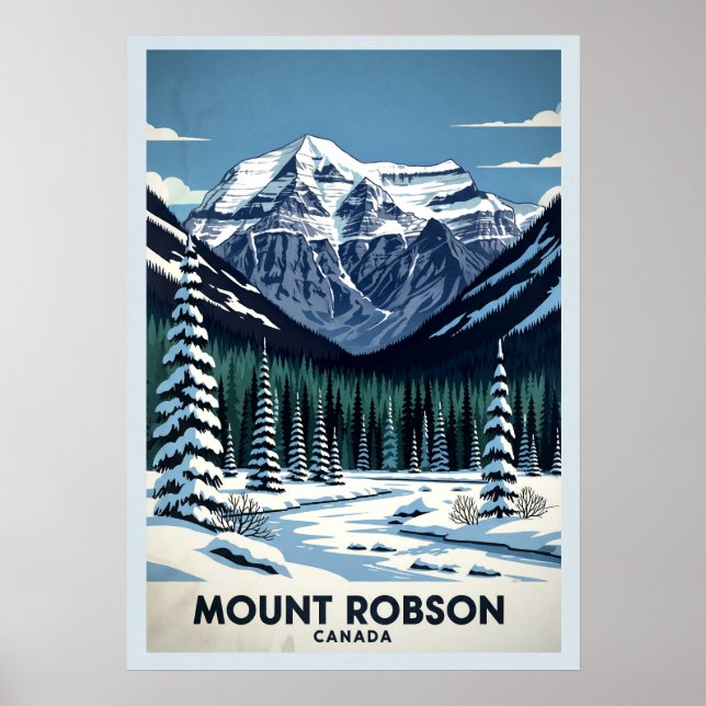 Mount Robson Canada V03 Poster (Front)