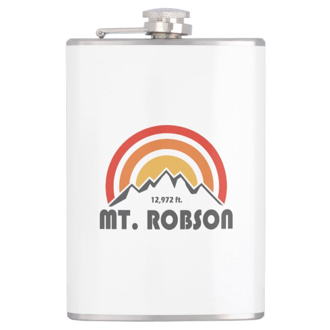 Mount Robson Hip Flask (Front)