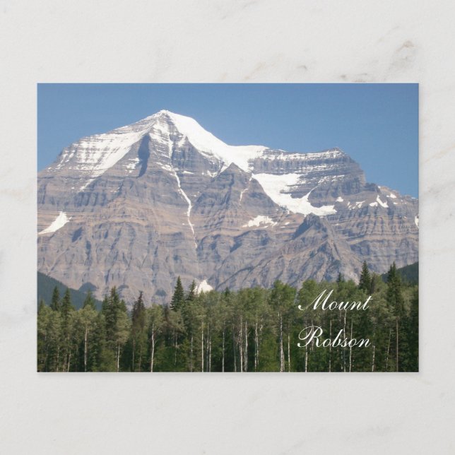 Mount Robson Postcard (Front)