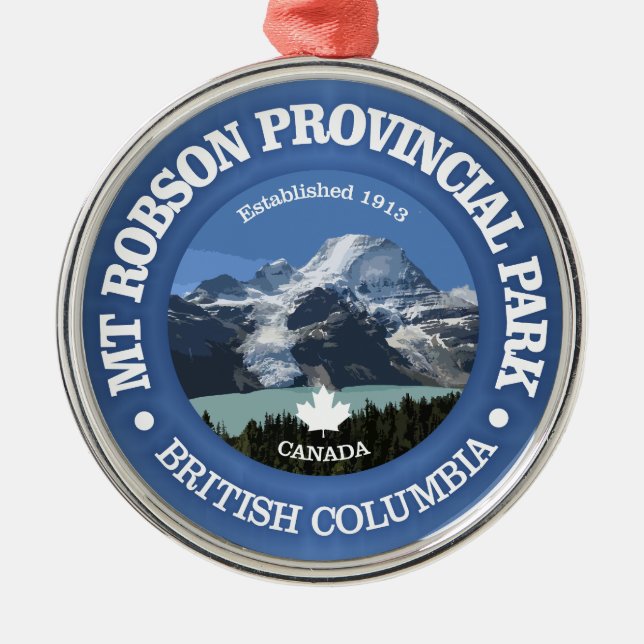 Mount Robson PP Metal Ornament (Front)