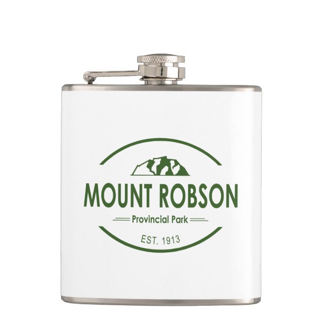 Mount Robson Provincial Park Hip Flask (Front)