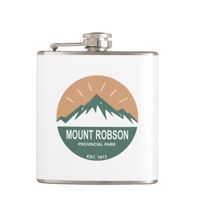 Mount Robson Provincial Park Hip Flask (Front)