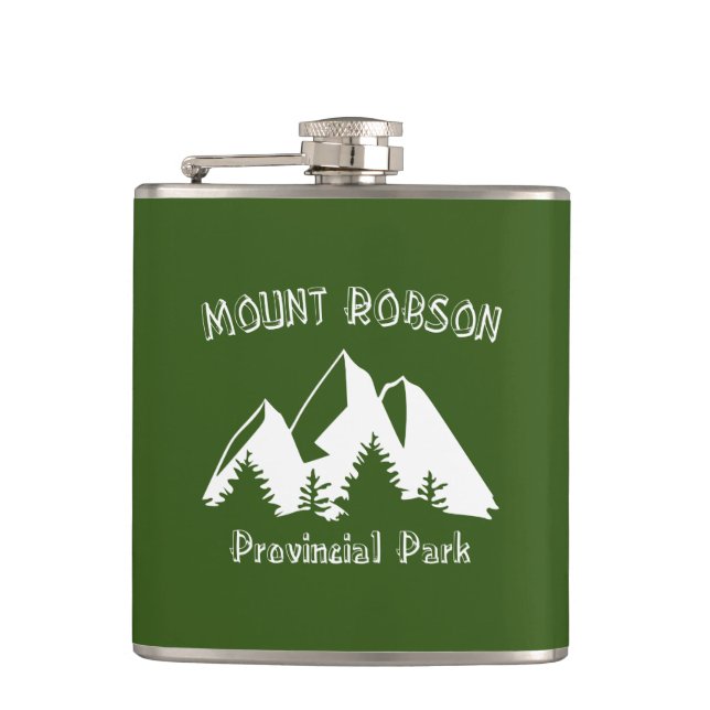 Mount Robson Provincial Park Hip Flask (Front)