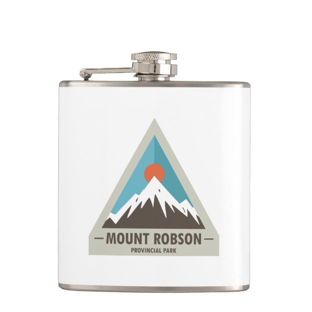 Mount Robson Provincial Park Hip Flask (Front)