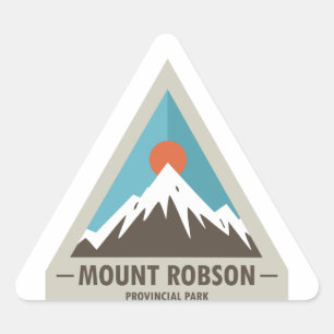 Mount Robson Provincial Park Triangle Sticker