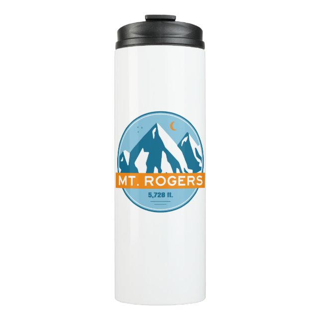 Mount Rogers Virginia Stars Moon Thermal Tumbler (Front)