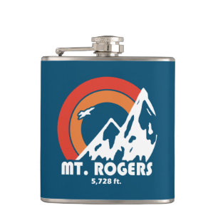 Mount Rogers Virginia Sun Eagle Hip Flask