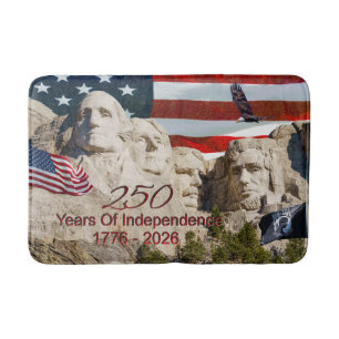 Mount Rushmore America 250 Bath Mats
