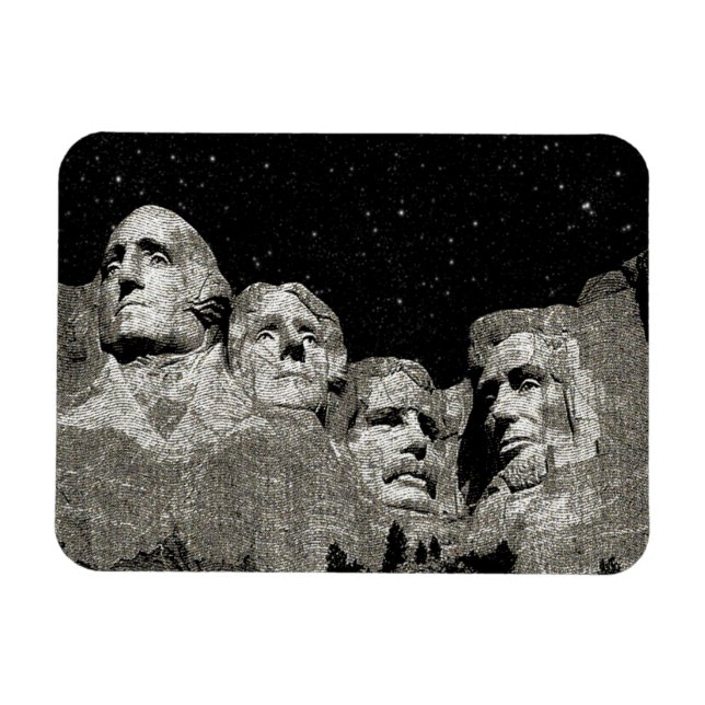 Mount Rushmore American Presidents,  Magnet (Horizontal)