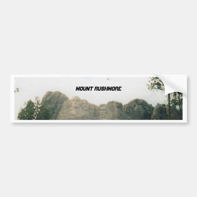 Mount Rushmore bumpersticker Bumper Sticker (Front)