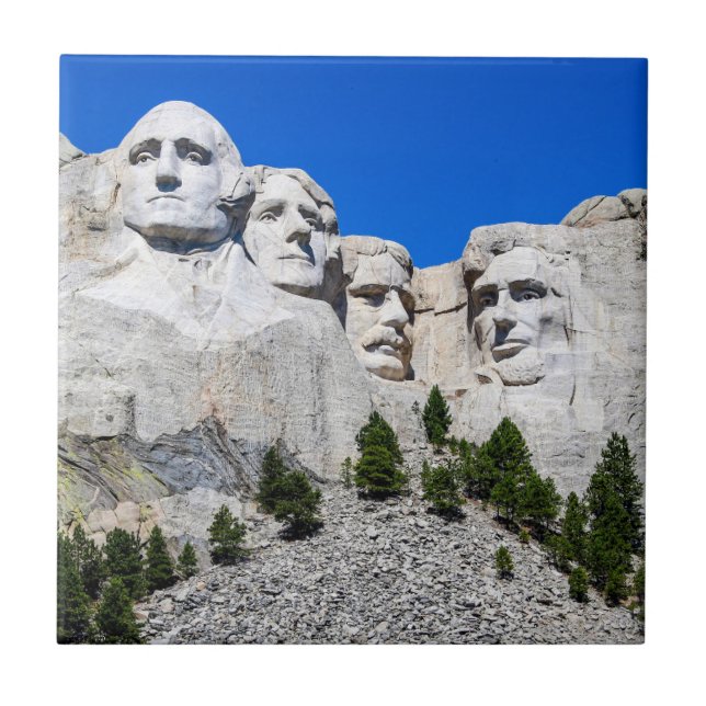 Mount Rushmore Ceramic Tile (Front)