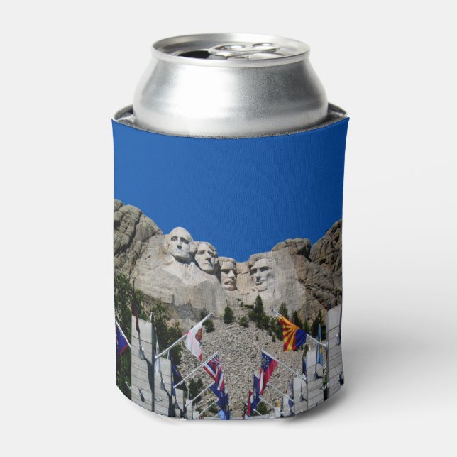 Mount Rushmore Customisable Photo Souvenir Can Cooler (Can Front)