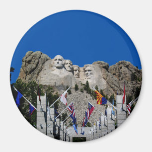Mount Rushmore Customisable Photo Souvenir Magnet