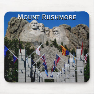 Mount Rushmore Customisable Photo Souvenir Mouse Pad