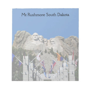 Mount Rushmore Customisable Photo Souvenir Notepad