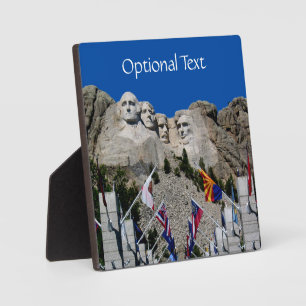 Mount Rushmore Customisable Photo Souvenir Plaque
