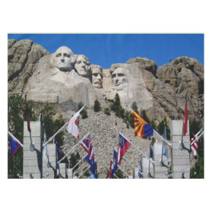 Mount Rushmore Customisable Photo Souvenir Tablecloth