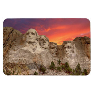Mount Rushmore Flexible Magnet