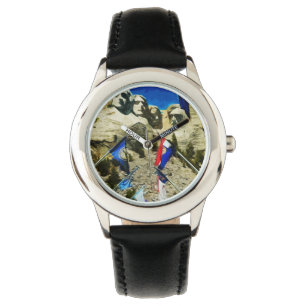 Mount Rushmore From The Hall of States Abstract Watch