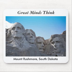 mount rushmore, Great MindsThink Mouse Pad