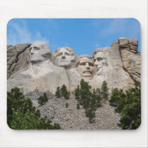 Mount Rushmore in Spring Mouse Pad