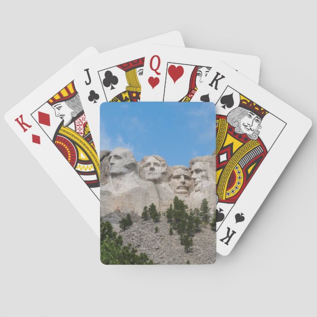 Mount Rushmore in Spring Playing Cards (Back)