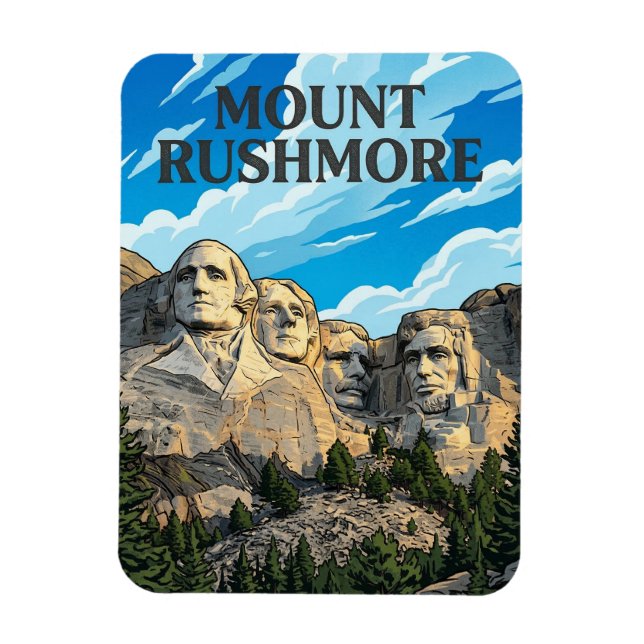 Mount Rushmore Magnet (Vertical)