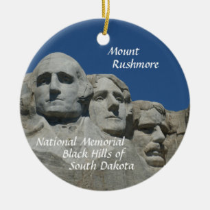 Mount Rushmore Memorial CHRISTMAS ORNAMENT SD