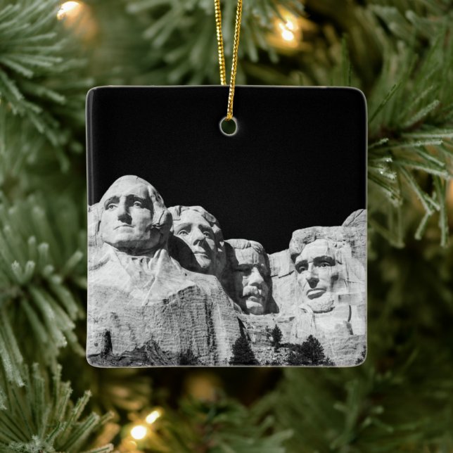 Mount Rushmore National Memorial South Dakota Ceramic Ornament (Tree)