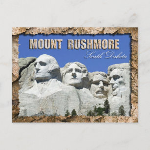 Mount Rushmore National Memorial, South Dakota Postcard