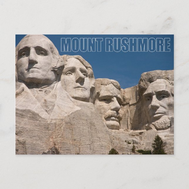 Mount Rushmore National Memorial South Dakota Postcard (Front)