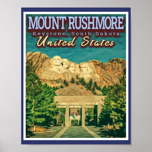 MOUNT RUSHMORE NATIONAL MEMORIAL - SOUTH DAKOTA POSTER (Front)