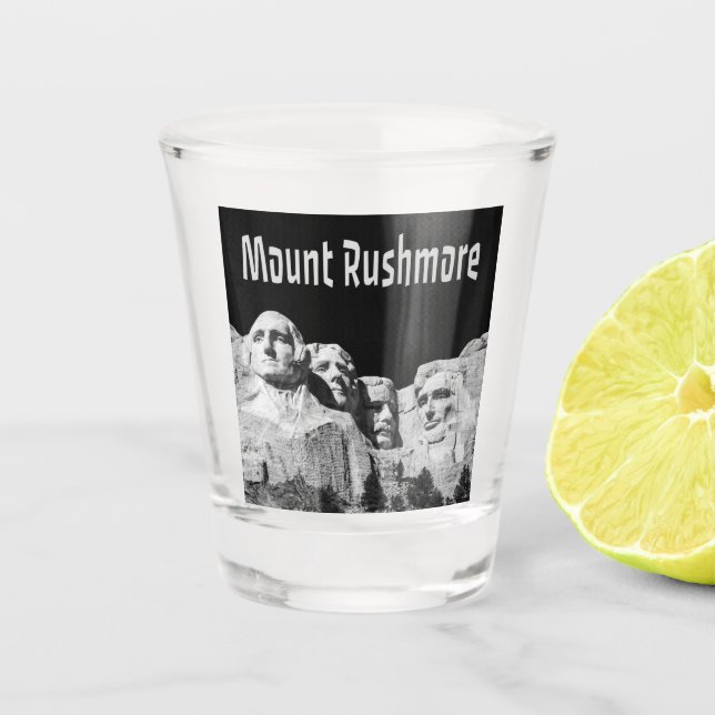 Mount Rushmore National Memorial South Dakota Shot Glass (Front)