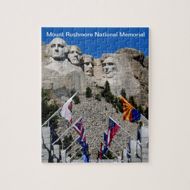 Mount Rushmore National Memorial Souvenir Jigsaw Puzzle (Vertical)