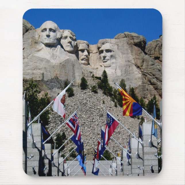 Mount Rushmore National Memorial Souvenir Mouse Pad (Front)