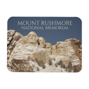 Mount Rushmore National Memorial, Winter Snow Magnet