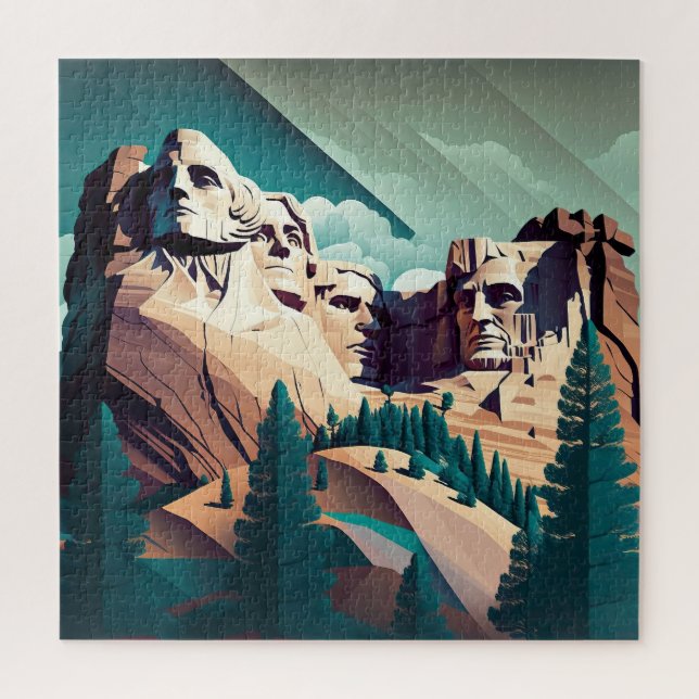 Mount Rushmore National Monument Jigsaw Puzzle (Vertical)
