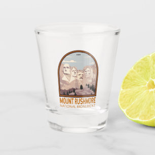 Mount Rushmore National Monument South Dakota Shot Glass