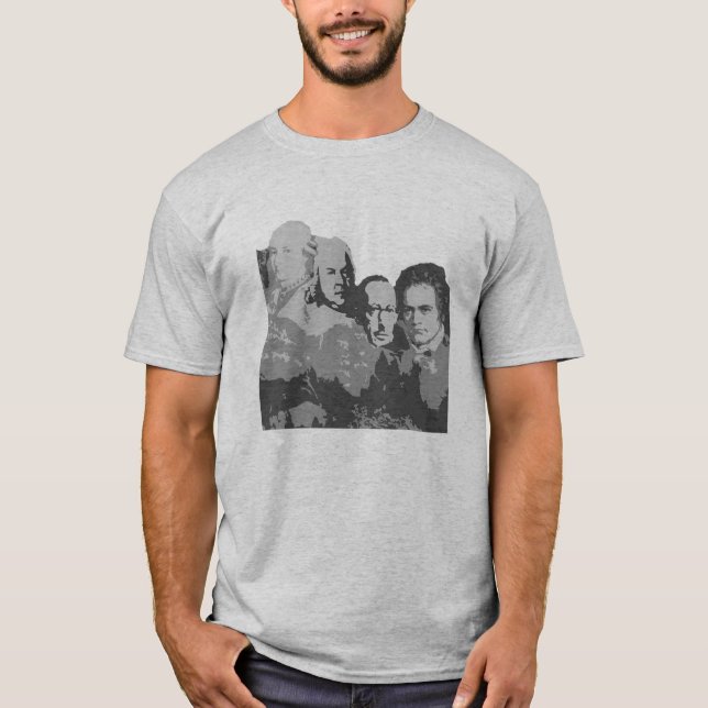 Mount Rushmore of Composers T-Shirt (Front)